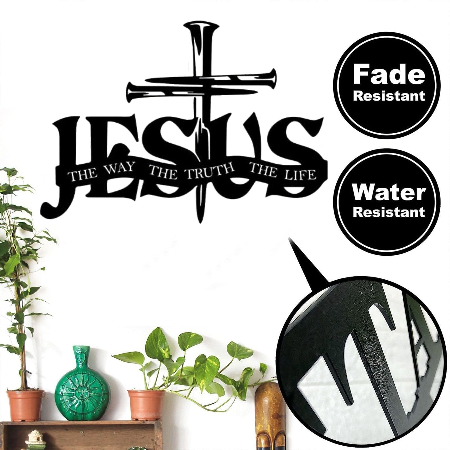 🔥Jesus & Cross Design Wall Art - ⌛Limited Handmade Series