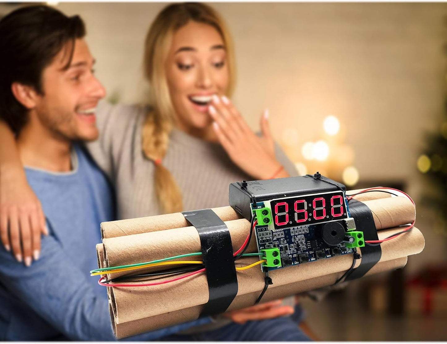 💥✨Boom! Style Meets Time – Dynamite Shaped Clock!⏰🔥