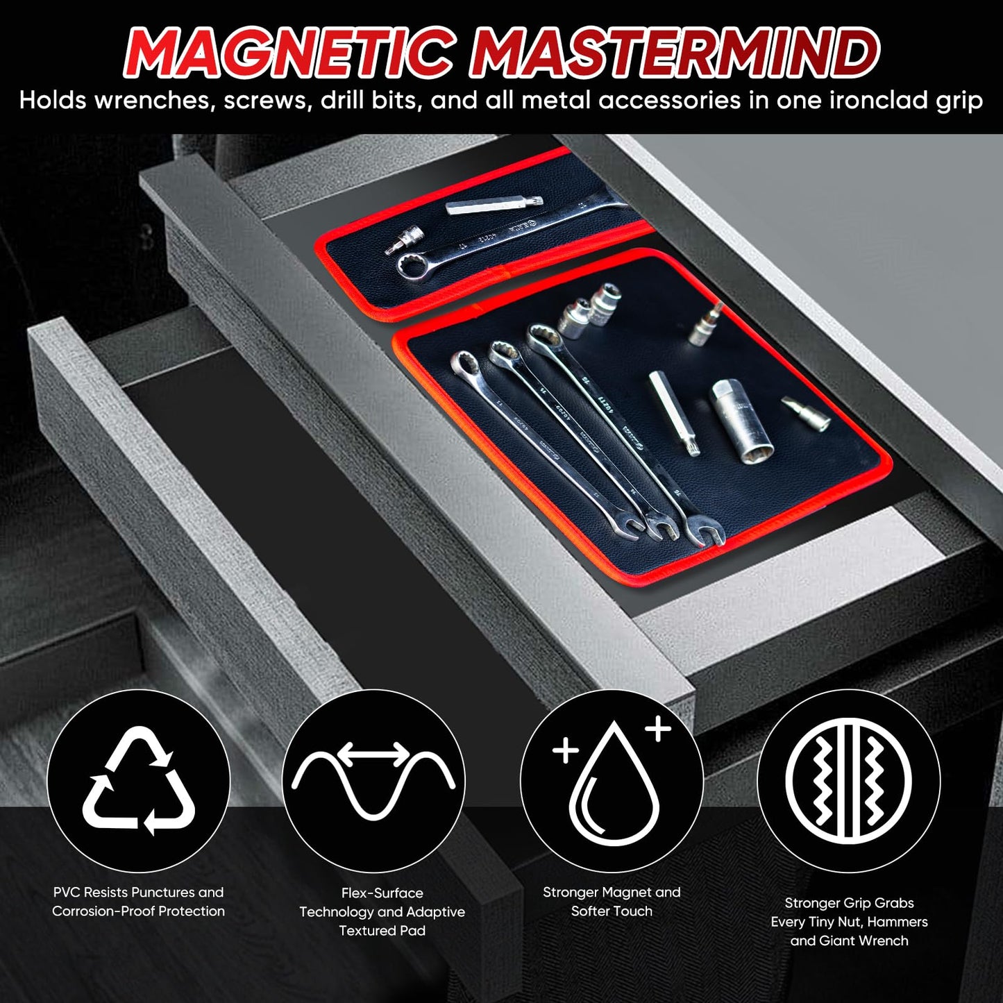 🧲 Double-sided Magnetic Leather Pad