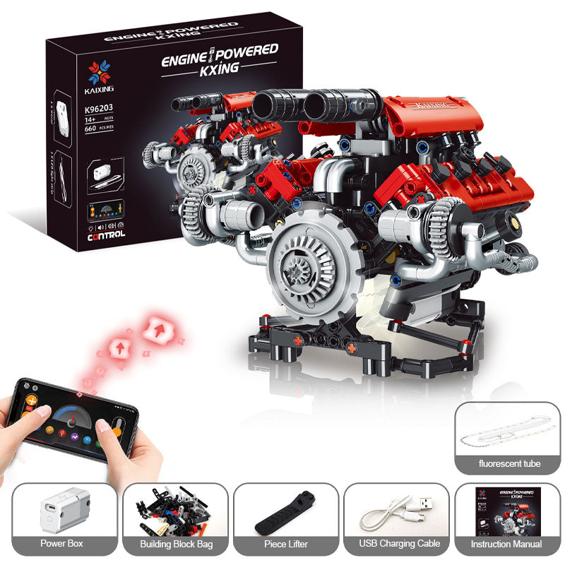 Assemble Dynamic Engine Building Block Toy