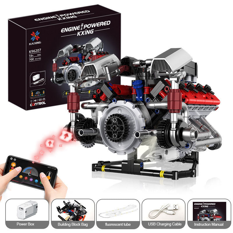 Assemble Dynamic Engine Building Block Toy