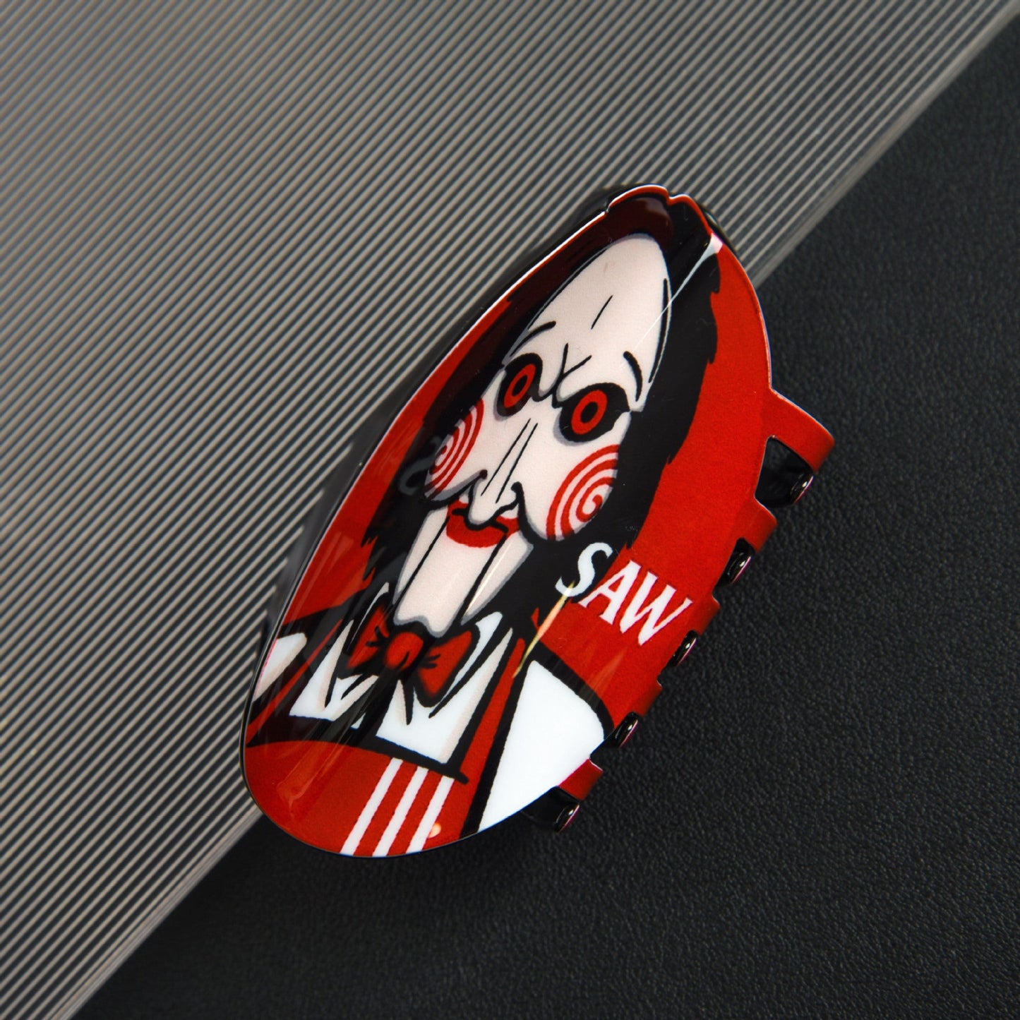 🧟‍♀️ Perfect for Halloween – Scream & Style with This Ghost Face Hair Clip! 🎉