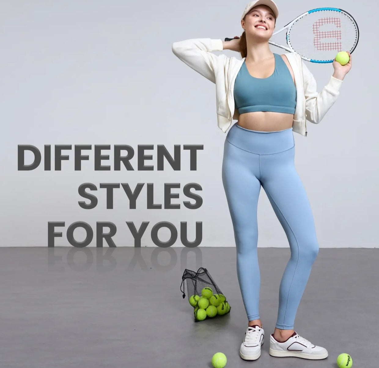 High-waisted yoga pants with a V-shaped waistline design that cinches the waist.