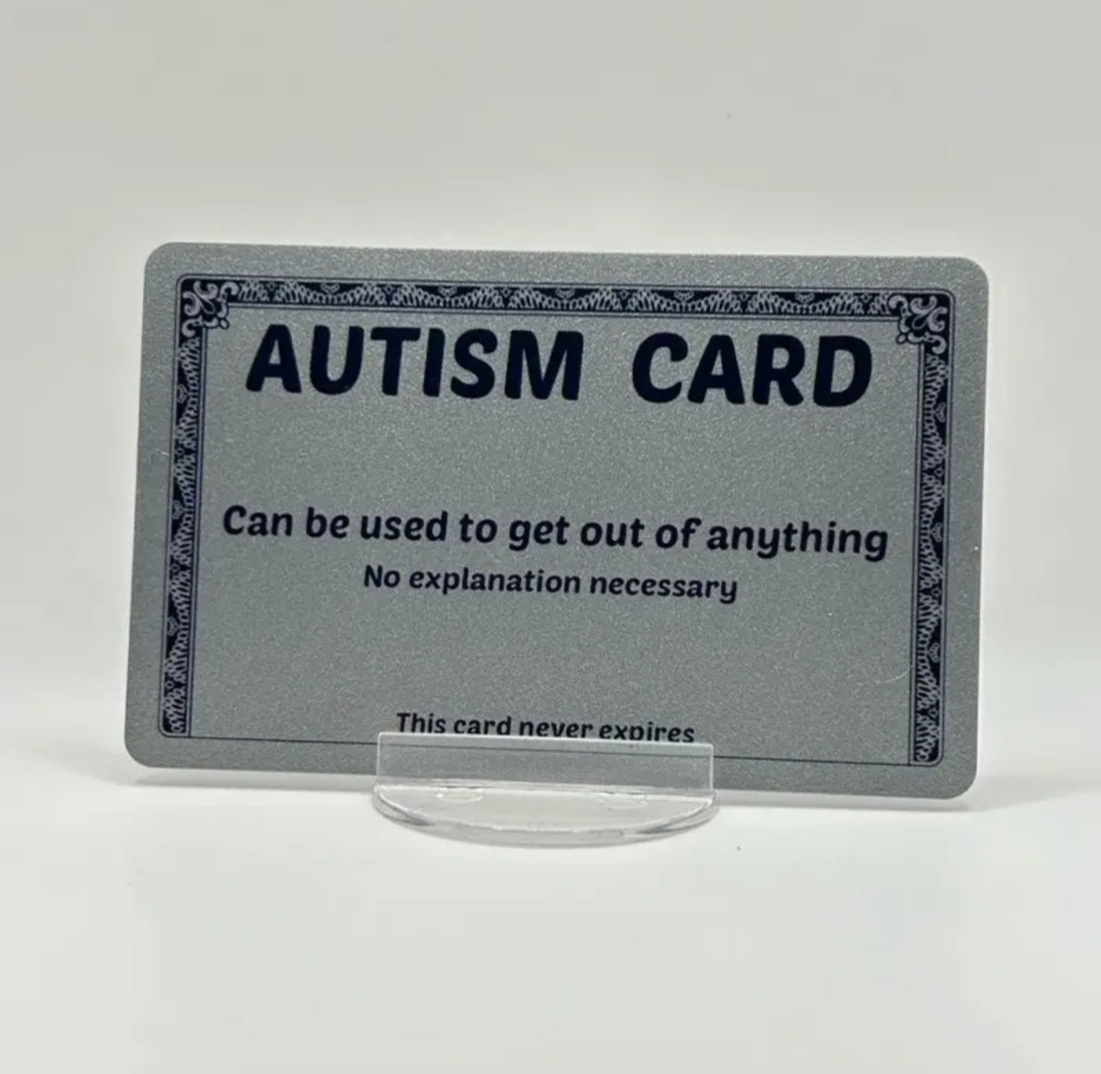 😂 “The Only Card You’ll Ever Need – No Rules, No Expiration, Just Freedom!”