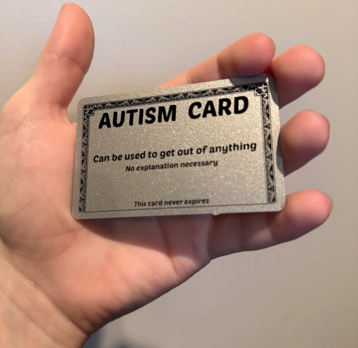 😂 “The Only Card You’ll Ever Need – No Rules, No Expiration, Just Freedom!”