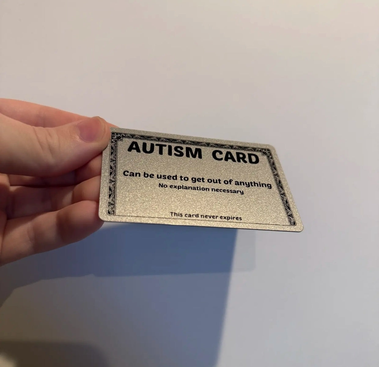 😂 “The Only Card You’ll Ever Need – No Rules, No Expiration, Just Freedom!”