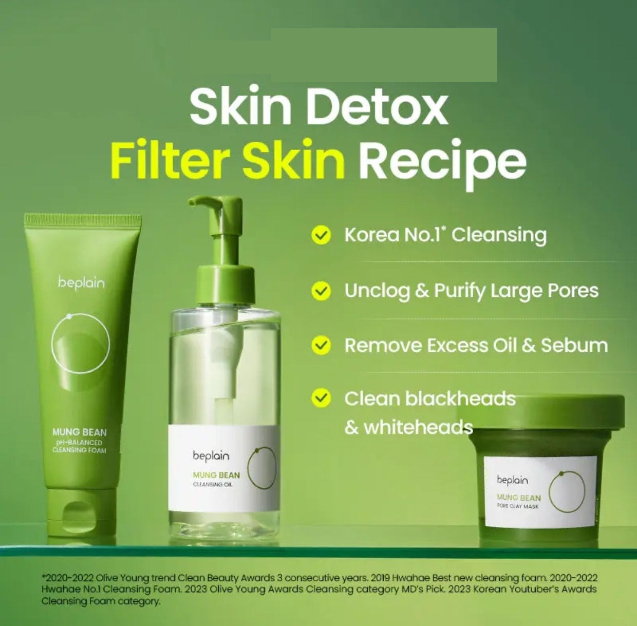 [beplain] Skin Cleansing Trio