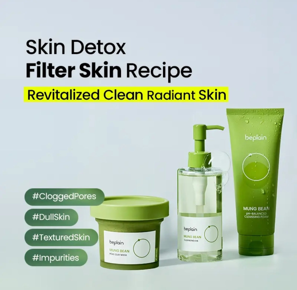 [beplain] Skin Cleansing Trio
