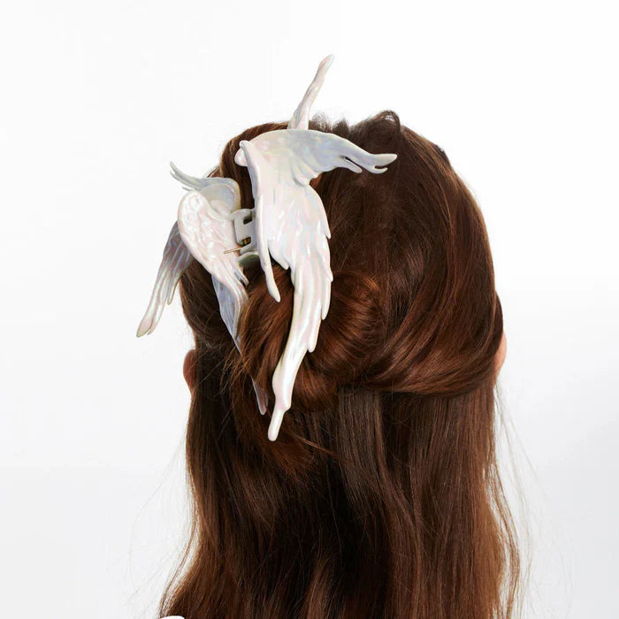 🖤 Edgy Chic! Rebel Angel Wings Hair Clip – Limited Stock! ⚡