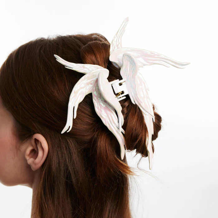 🖤 Edgy Chic! Rebel Angel Wings Hair Clip – Limited Stock! ⚡