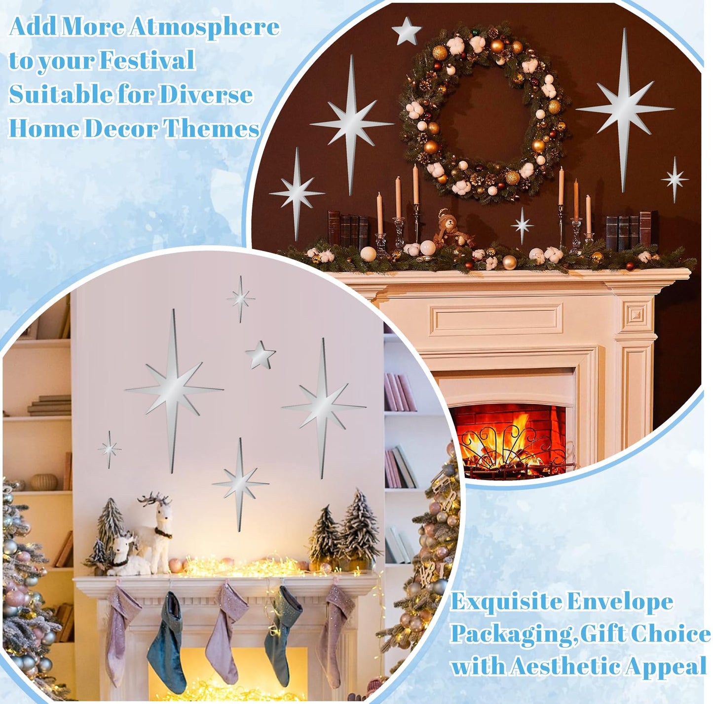 ✨ Mirror Star Wall Decals