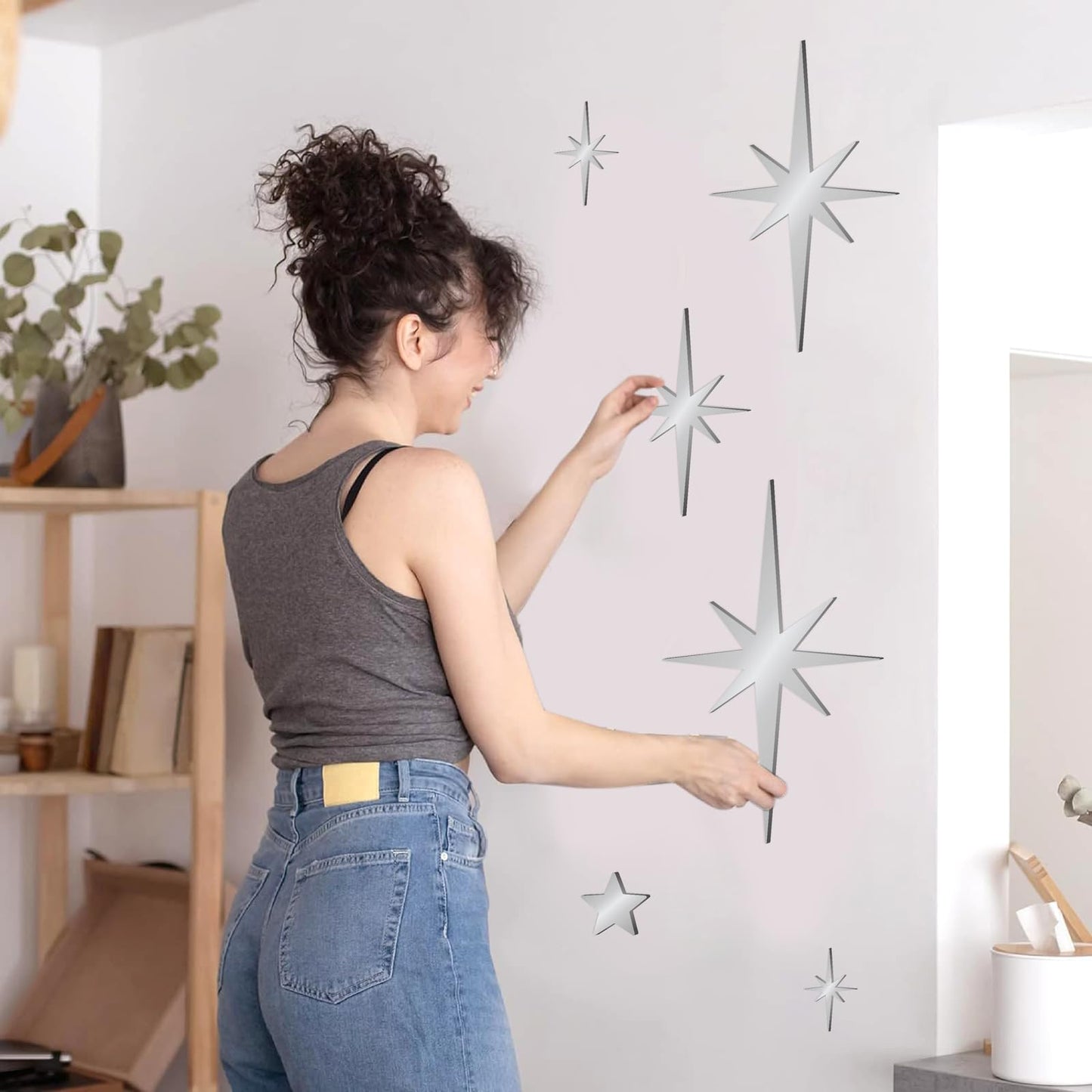 ✨ Mirror Star Wall Decals
