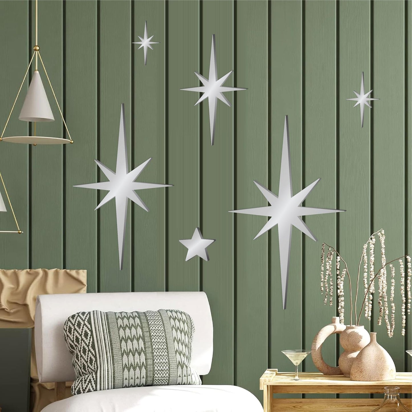 ✨ Mirror Star Wall Decals