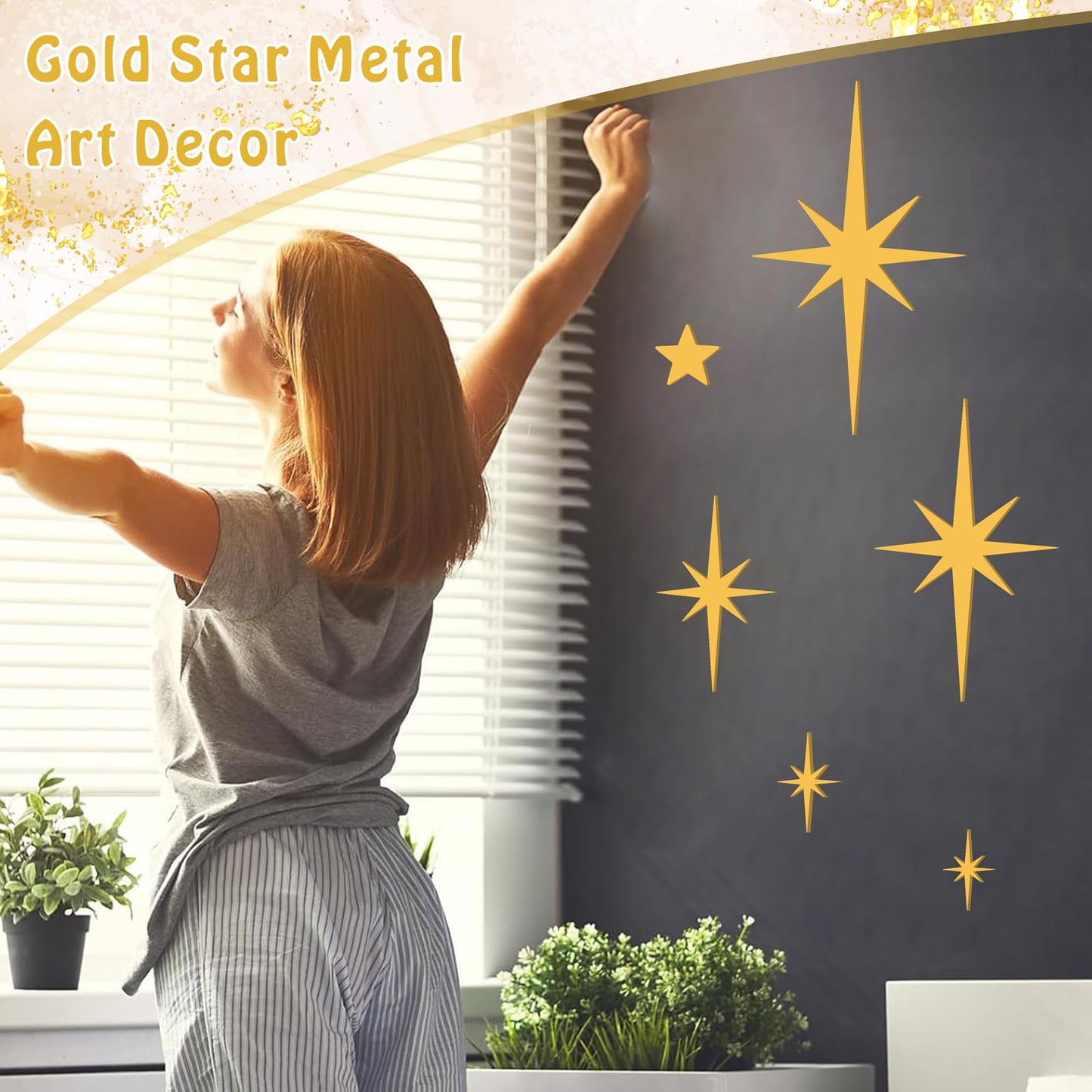 ✨ Mirror Star Wall Decals