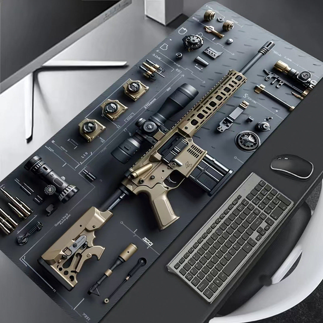 Top Seller!🎮 Gun Keyboard & Mouse Pad - Hot Deal💥