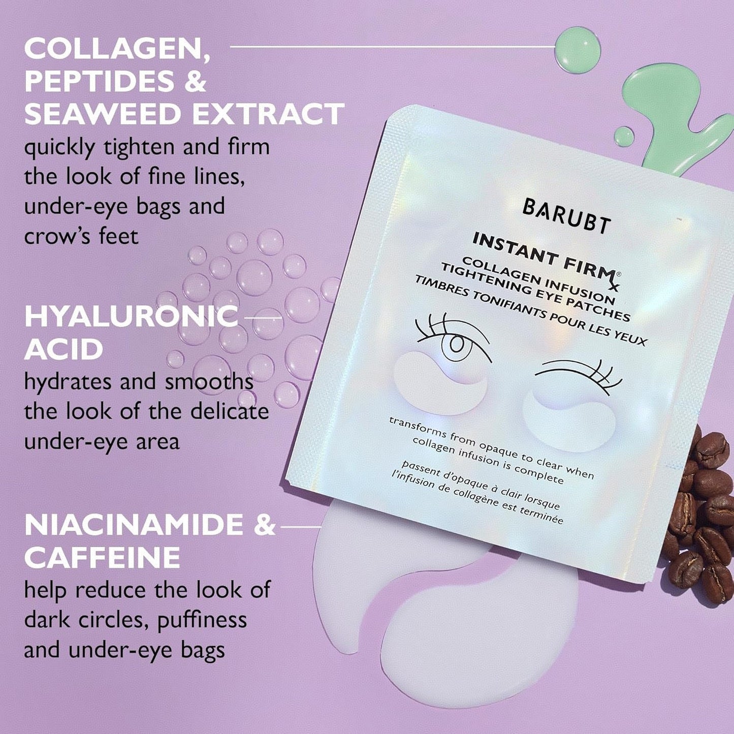 🌿 Top-Rated! Hydrating Collagen Eye Patches – Refresh in Minutes ⏰