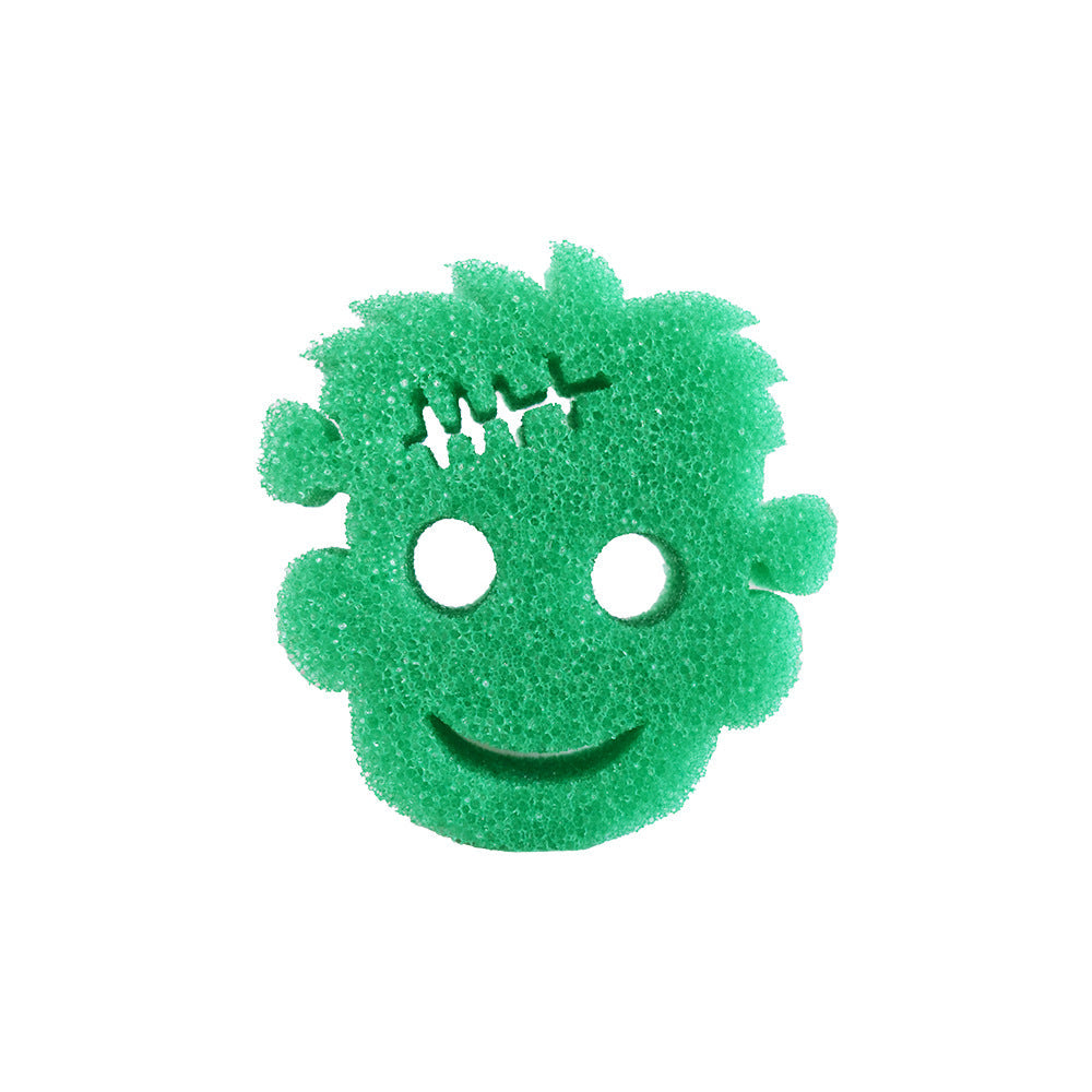 🎃 Spooky & Functional! Cute Ghost & Bat Sponges for Halloween Cleaning Fun 🧽