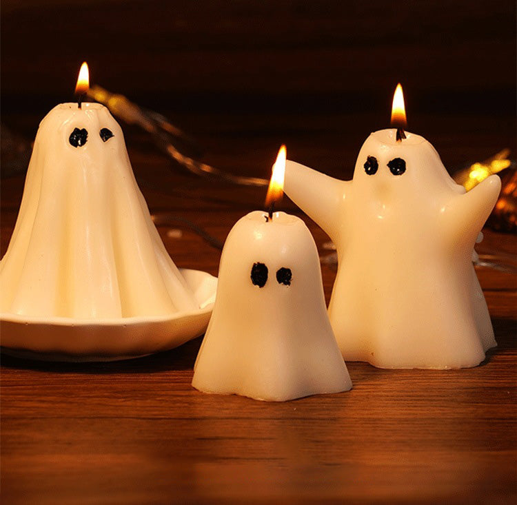👻 Spooky & Sweet! Halloween Ghost Candles Are Here! 🕯️🎃