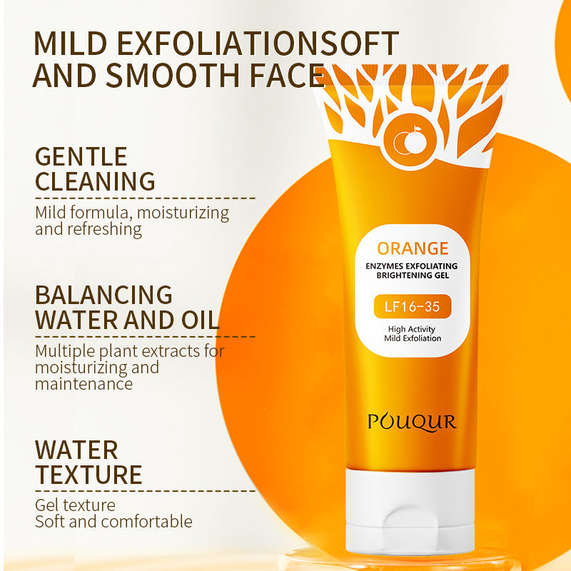 🧡 Bye Bye Dull Skin! Hello Smooth with Orange Enzyme Gel 💫