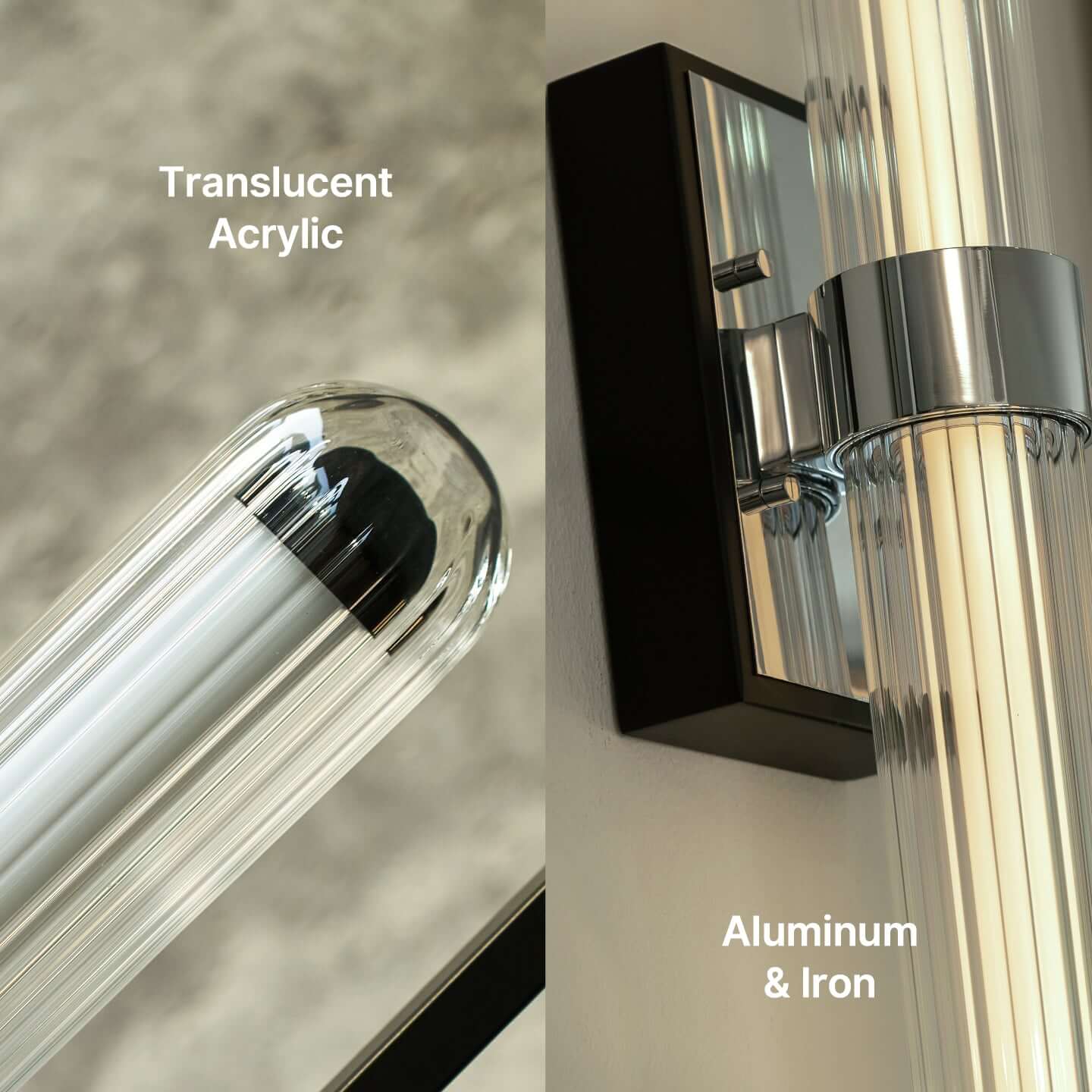 Modern Linear LED Wall Light - Dimmable Color Temperature Adjustable