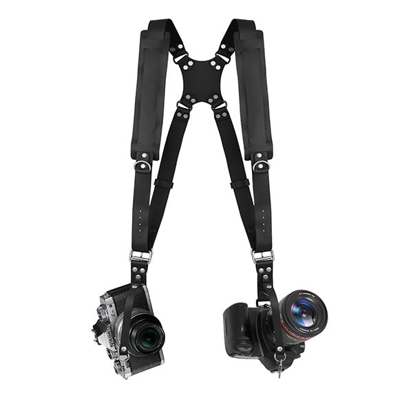 Camera double shoulder strap
