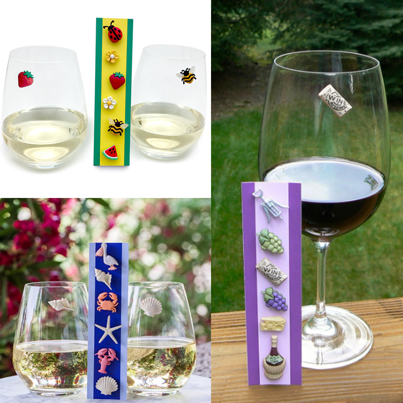 🥂 Magnetic wine glass accessories