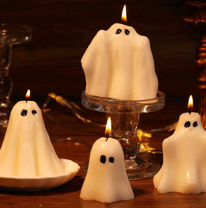 👻 Spooky & Sweet! Halloween Ghost Candles Are Here! 🕯️🎃