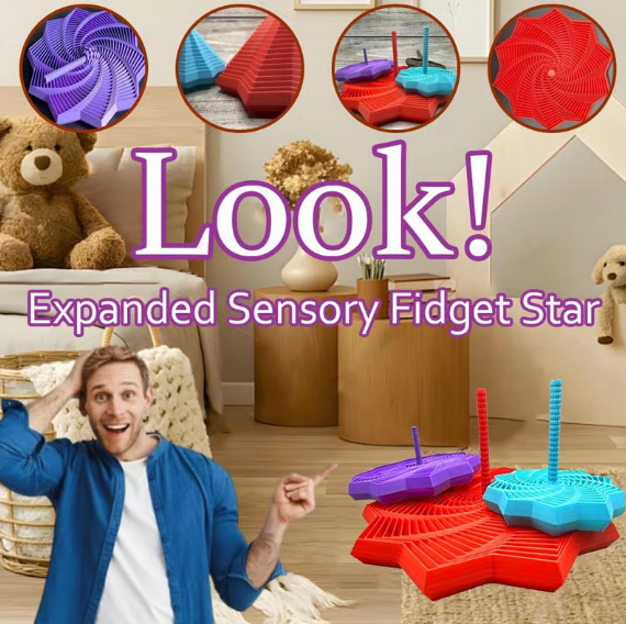 💠 Expanded Sensory Fidget Star
