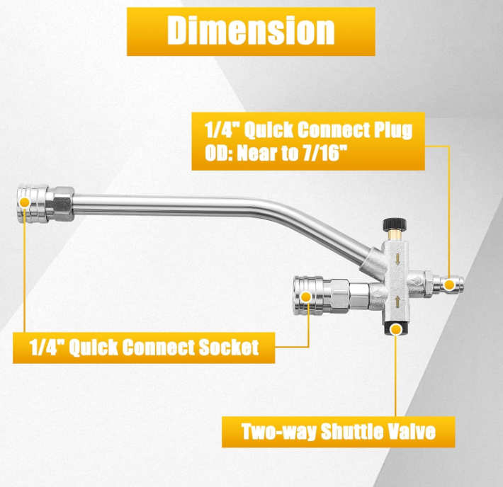 🚿Dual Wand Foam Cannon Pressure Washer