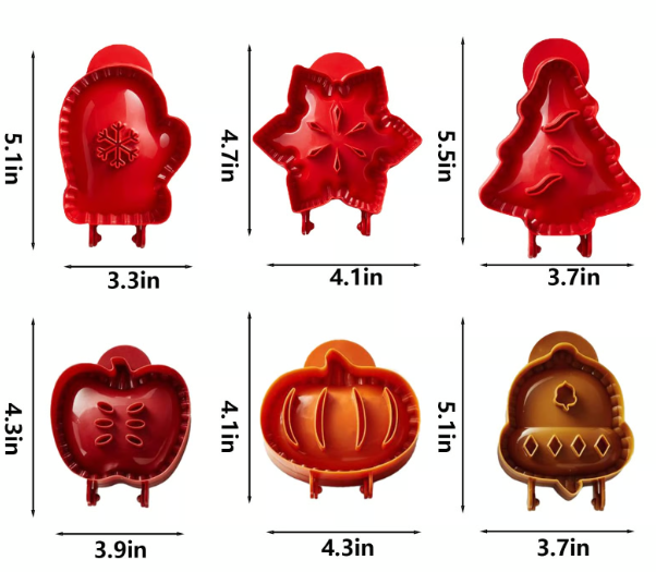🎄Holiday Mini Pie Mold